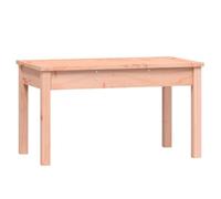 vidaXL Banco de jardín Madera Maciza Abeto de Douglas 80x44x45 cm, Banco Exterior, Banco de Patio, Banco de Picnic, Banco de Parque, Banco de Porche