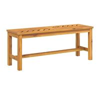 vidaXL Banco de jardín Madera Maciza de Acacia 110 x 35 x 45 cm, Marrón