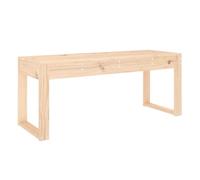 vidaXL Banco de Jardín, Banca Decorativa de Listones, Asiento para Césped, Mueble para Parque Porche Patio Terraza, Madera Maciza de Pino