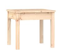 vidaXL Banco de Jardín Madera Maciza de Pino, 50x44x45 cm, Exterior, Patio, Picnic, Parque, Porche
