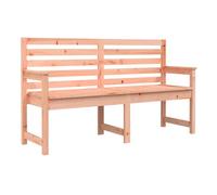 Banco de jardín madera maciza Douglas 159,5x48x91,5 cm