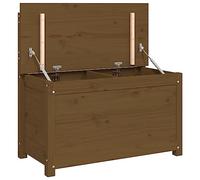 vidaXL Banco de Madera Maciza Pino marrón Miel 80x41x77 cm
