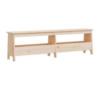 vidaXL Banco de Recibidor, Banco Zapatero con Almacenaje, Banca de Comedor, Asiento para Entrada Pasillo Salón, Madera Maciza de Pino