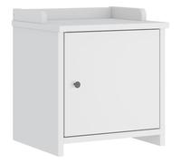 vidaXL Banco de recibidor SANDNES Madera Maciza Pino Blanco 45x40x50cm, Banco, Banco de Pasillo, Banco de Zapatos, Asiento de Banco de Pasillo