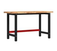 vidaXL Banco de Trabajo Madera Maciza Acacia Rectangular 140x60x83 cm