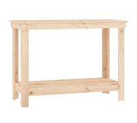 vidaXL Banco de Trabajo Mesa Herramienta Estantería Estante Taller Garaje Bricolaje Cargas Pesadas Almacenamiento de Madera Maciza de Pino