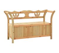 vidaXL Banco Madera Maciza de Abeto 107x45x75,5 cm