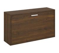 vidaXL Banco Zapatero Madera contrachapada marrón Roble 80x24x45 cm