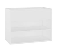 Vidaxl banco zapatero de madera de ingeniería blanco 60x30x45 cm
