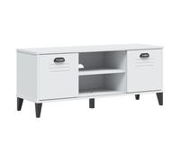 Vidaxl banco zapatero viken madera de ingeniería blanco 106x35x45 cm