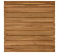 vidaXL - Bandeja de mesa, 70 x 70 x 3,5 cm, cuadrada, madera de teca maciza, mesa de teca, diseño moderno, mueble para el hogar, oficina interior, exterior, superficie marrón