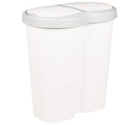 vidaXL - Bandeja de residuos (48 x 30 x 51 cm, PP, Papelera moderna para cocina, salón, solución de residuos eficiente, diseño minimalista de polipropileno