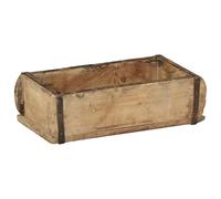 vidaXL Bandejas 4 Pcs 30 x 15 x 9cm Cajas de Madera Reciclada Rústicas para Almacenamiento en la Sala de Utilidad y Organizar la Despensa Decoración del Hogar Unidad de Cubículos Natural Cubbies Ofic