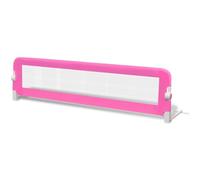 vidaXL Barandilla de Seguridad Cama de niño 150x42 cm Rosa