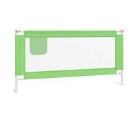 Vidaxl barandilla de seguridad cama de niño verde tela 180x25 cm