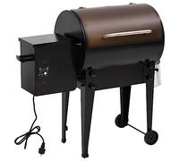 vidaXL Barbacoa de pellets Hierro Negro 94 cm
