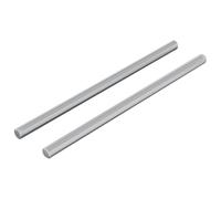 vidaXL Barras roscadas 2 pcs Plateado M6 x 120 mm Metal, Sala de estar, varillas de acero, barras roscadas, componentes de construcción, accesorios de ferretería, fijaciones para bricolaje, jardín