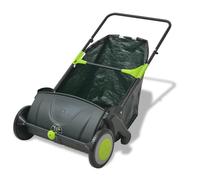 vidaXL Barredora Ligera de Jardín Bolsa de Basura 103 L Colores Negro y Verde
