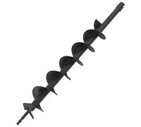vidaXL Barrena de Jardín Broca Espiral Acero Taladro Tierra Perforador Suelo Ahoyador Excavador Jardinería Herramienta Ahoyadora Plantar Sembrar 100 mm, 145166