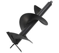 vidaXL Barrena Jardín Broca Espiral Acero Taladro Tierra Perforador Suelo Ahoyador Excavador Jardinería Herramienta Ahoyadora Plantar Sembrar 300 mm