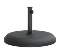 vidaXL Base de sombrilla Redonda para Palos de Ø32/35/38 mm 25 kg, Base de Parasol, Soporte para sombrilla, Base para sombrilla de Patio