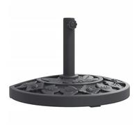 vidaXL Base de sombrilla semicircular para palos de Ø38/48 mm 9 kg