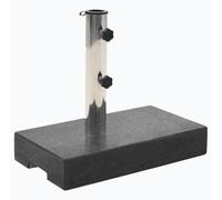 vidaXL Base Sombrilla Granito Rectangular Negro 25 kg Estructura Parasol Patio