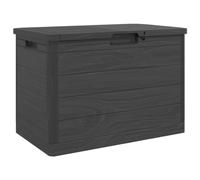 Baúl Para Cojines Polipropileno Gris Antracita 77,5x44,5x53 Cm Vidaxl