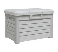 Baúl Para Cojines Polipropileno Gris 73x50,5x46,5 Cm Vidaxl