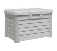 Baúl Para Cojines Polipropileno Gris 73x50,5x46,5 Cm Vidaxl