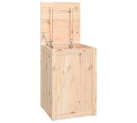 vidaXL Baúl para la Colada Madera Maciza de Pino 44x44x66 cm