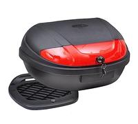 vidaXL Maleta Baúl para Motos Motocicleta Accesorios Equipaje 2 Cascos 72L Negro