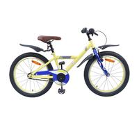 vidaXL Bicicleta Infantil 20 Pulgadas para 6-11 años Amarillo, Bicicleta clásica para niños, Manillar y sillín Ajustables, Aventura Urbana Segura