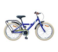 vidaXL Bicicleta Infantil 20 Pulgadas para 6-11 años Azul Oscuro, Bicicleta Clásica para Niños, Manillares Ajustables, Asiento Ergonómico, Estructura Segura para Aventuras