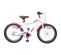 vidaXL Bicicleta infantil de 24 pulgadas para 8 - 12 años de edad, color rosa, asiento de manillar ajustable, bicicleta infantil, para jóvenes ciclistas, rueda de aventura al aire libre, bicicleta