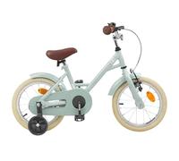 vidaXL Bicicleta infantil de 12 pulgadas, para 2 a 4 años, verde claro, bicicleta clásica para niños, juego para niños, juventud aventurera para excursiones al aire libre