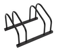 vidaXL Bicicletero para 2 Bicicletas Acero Negro, portabicicletas, Soporte para Bicicletas, portabicicletas, almacenaje para Bicicletas