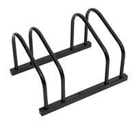 vidaXL Bicicletero para 2 Bicicletas Acero Negro, portabicicletas, Soporte para Bicicletas, portabicicletas, almacenaje para Bicicletas