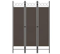 vidaXL Biombo Divisor de 3 Paneles de Pie Plegable Separador Habitación Dormitorio Estancia Decoración Partición Privacidad Gris Antracita 120x180 cm
