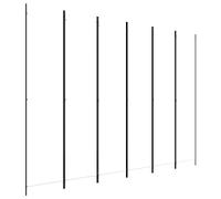 vidaXL Biombo Divisor de 6 Paneles Separador Decoración Habitación Dormitorio Oficina Pantalla Privacidad Pared Plegable de Tela Blanco