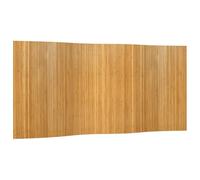 vidaXL Biombo Divisor de bambú Color Natural 165x400 cm, Separador de ambientes, biombo Divisor, Separador de habitación, separadores de ambientes