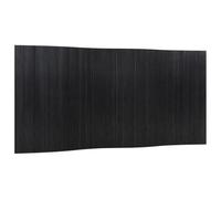 vidaXL Biombo Divisor de bambú Negro Ancho 400 cm Alto 165 cm