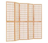 vidaXL Biombo Plegable con 5 Paneles Estilo japonés 200x170 cm