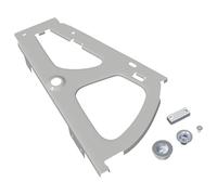 vidaXL Bisagra de cajón flip 12 pcs Plateado 235 x 155 x 30 mm Hierro, Bisagra para acceso a puertas, hardware de hierro moderno, solución de junta pivotante duradera, acabado gris robusto, comercial