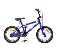 vidaXL BMX 20 pulgadas para más de 9 años azul oscuro, mancuernas ajustables para niños, BMX, bicicleta para acrobacias, ciclismo al aire libre, deportes, para niños