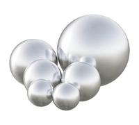 vidaXL Bola Cepillada 6 uds. Ø 15 cm Plateado Acero Inoxidable 201, Bolas decorativas redondas modernas para el hogar, adornos esféricos para interiores y exteriores