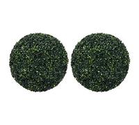 vidaXL 2X Bolas de Boj Artificial Adorno Floral Planta Decoración Macetas Jardineras Colgarlas con Cadena Jardín Patio Interior Exterior 52 cm
