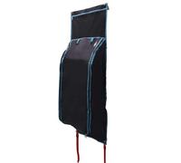 vidaXL Bolsa de Almacenamiento Exterior Rectangular | Material Oxford Resistente al Viento Grande 140 x 43 cm, Ideal para Acampar, fácil de Limpiar, Gris, Guardar Equipo de Tienda, Her