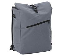 vidaXL Bolsa de Bicicleta Gris 33 x 16 x 60 cm Poliéster, Almacenamiento Moderno para Bici, Bolsa portátil, Pack Urbano, Equipo Necesario para Aventuras y Ciclismo