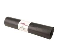 vidaXL Bolsas de basura negras 250 unidades 120 l
